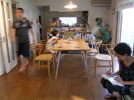磯野家　Norito Table　ノリト・テーブル　ダイニングテーブル　Yチェアー